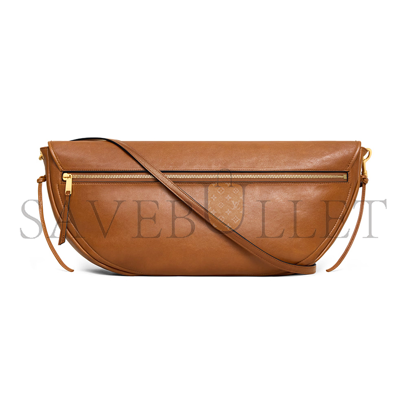 CELINE HALFMOON SOFT TRIOMPHE BAG IN SUPPLE SHINY LAMBSKIN 124142T88.GFY5 (46*19*10cm)